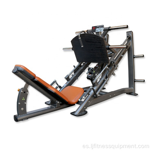 Máquina de prensa de pierna vertical con sentadilla de fitness cargada de fitness